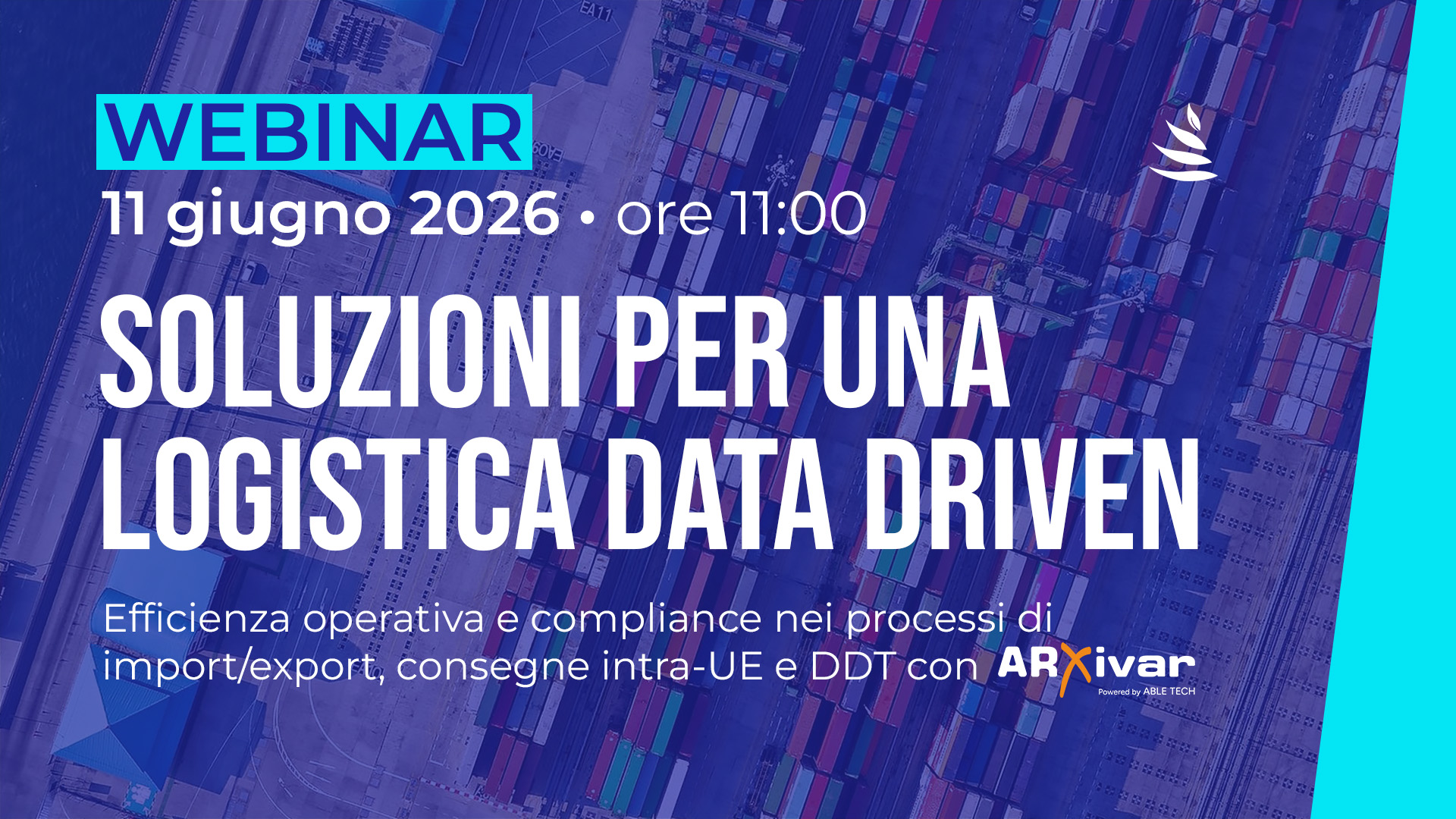 260611 - Webinar ARX - Soluzioni logistica 260611 - Webinar ARX - Soluzioni logistica